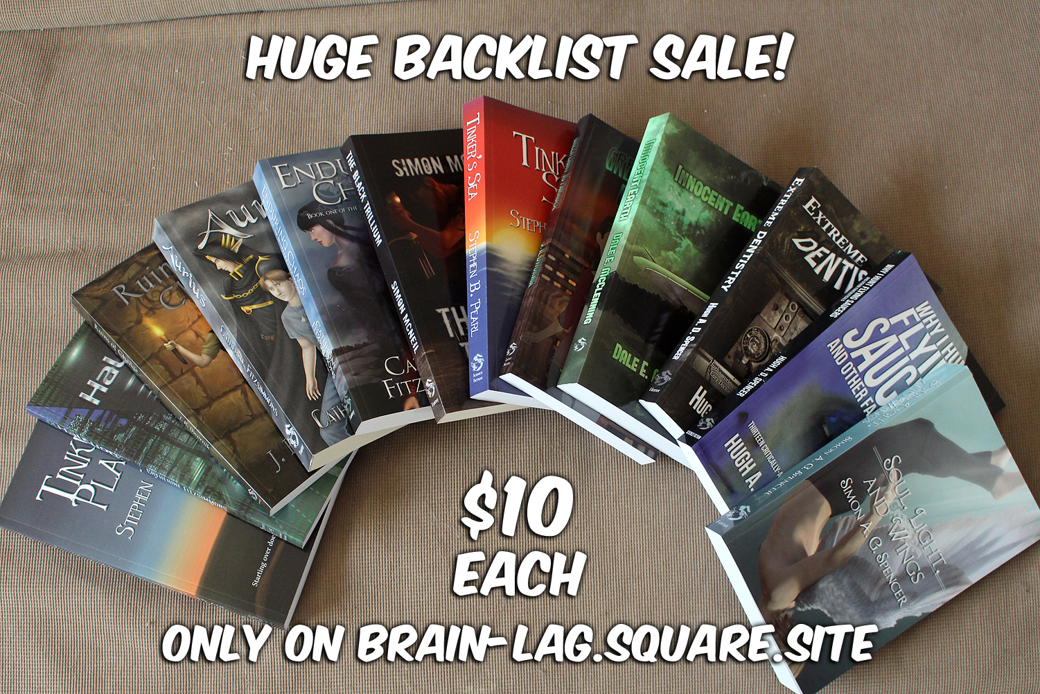 Backlist sale on now!