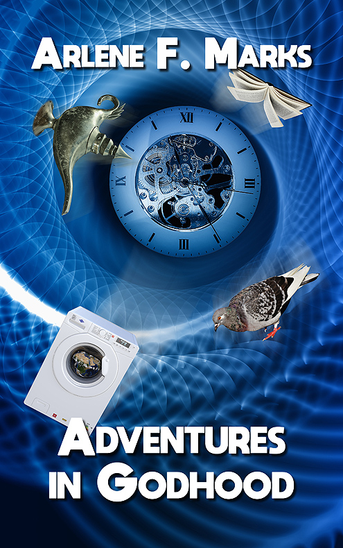Presenting the cover art for ADVENTURES IN GODHOOD!
