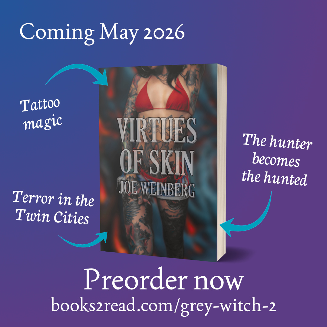 NEW BOOK ANNOUNCEMENT: Urban Fantasy Sequel Features Tattoo Witch Trying To Save Her Own Skin